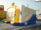 155KG Blue Inflatable Bouncy Castles Slide For Garden / Playground