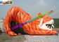 Popular Giant Tiger Inflatable Slide , Huge Inflatable Dry Slide With PVC Vinyl