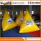 Commercial Floating Inflatable Pyramid Water Buoy Yellow Inflatable Marker Buoy