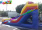 1000D PVC Tarpaulin Mini Inflatable Water Slide , Inflatable Wet Slides