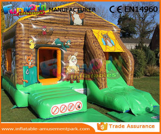 0.55mm PVC Tarpaulin Inflatable Bouncy Castle Moonwalk Jumping Castle Durable